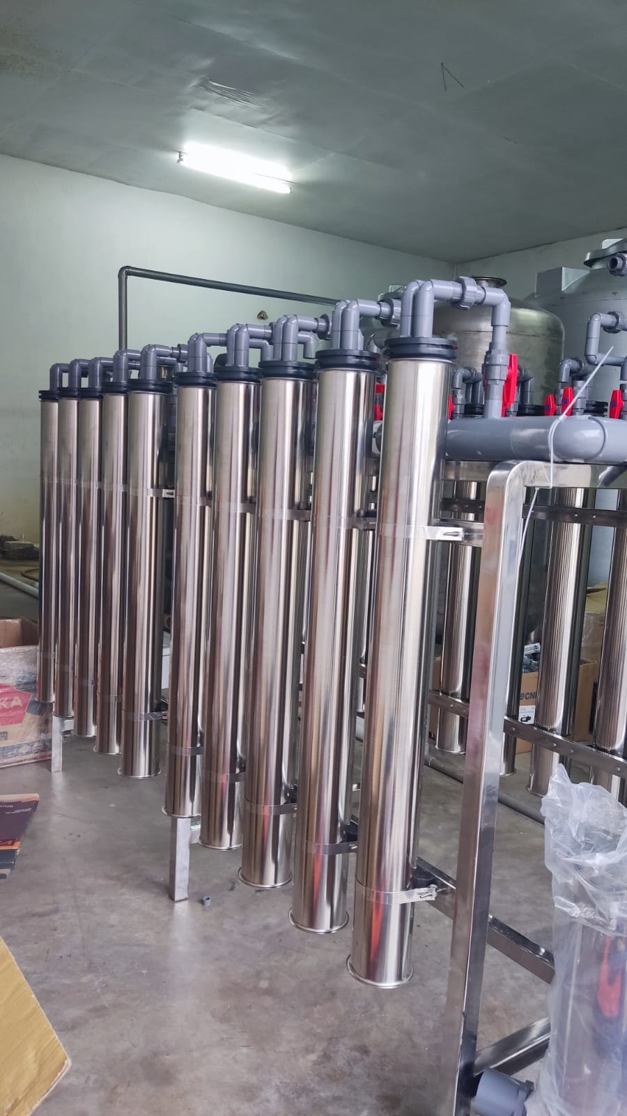 Sistem filter FRP untuk hotel, restoran, dan gedung komersial