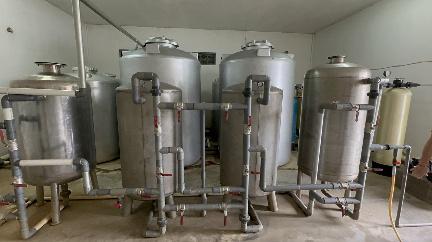 Tangki stainless steel sistem water treatment skala industri manufaktur