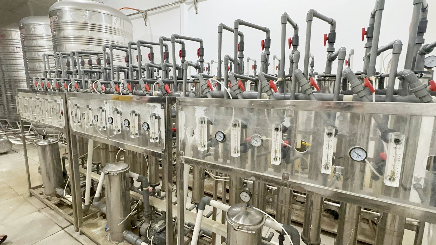Sistem ultrafiltrasi food-grade untuk industri pengolahan makanan
