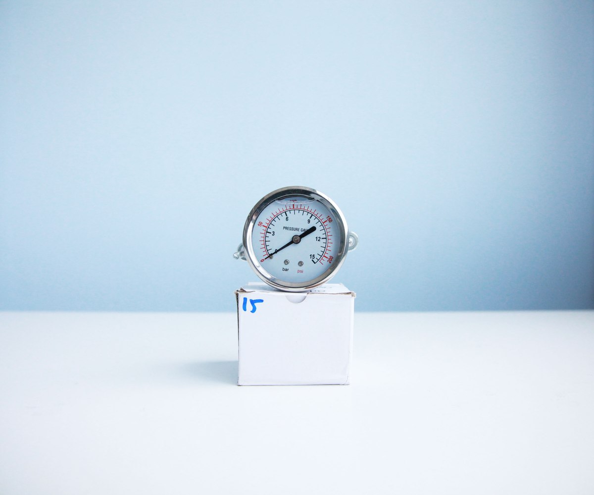 Pressure Gauge manometer filter air 0-15 bar